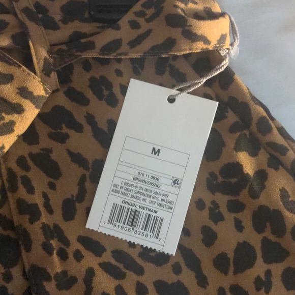 A New Day Cheetah Shorts with Tie Bow Belt - Picture 3 of 4